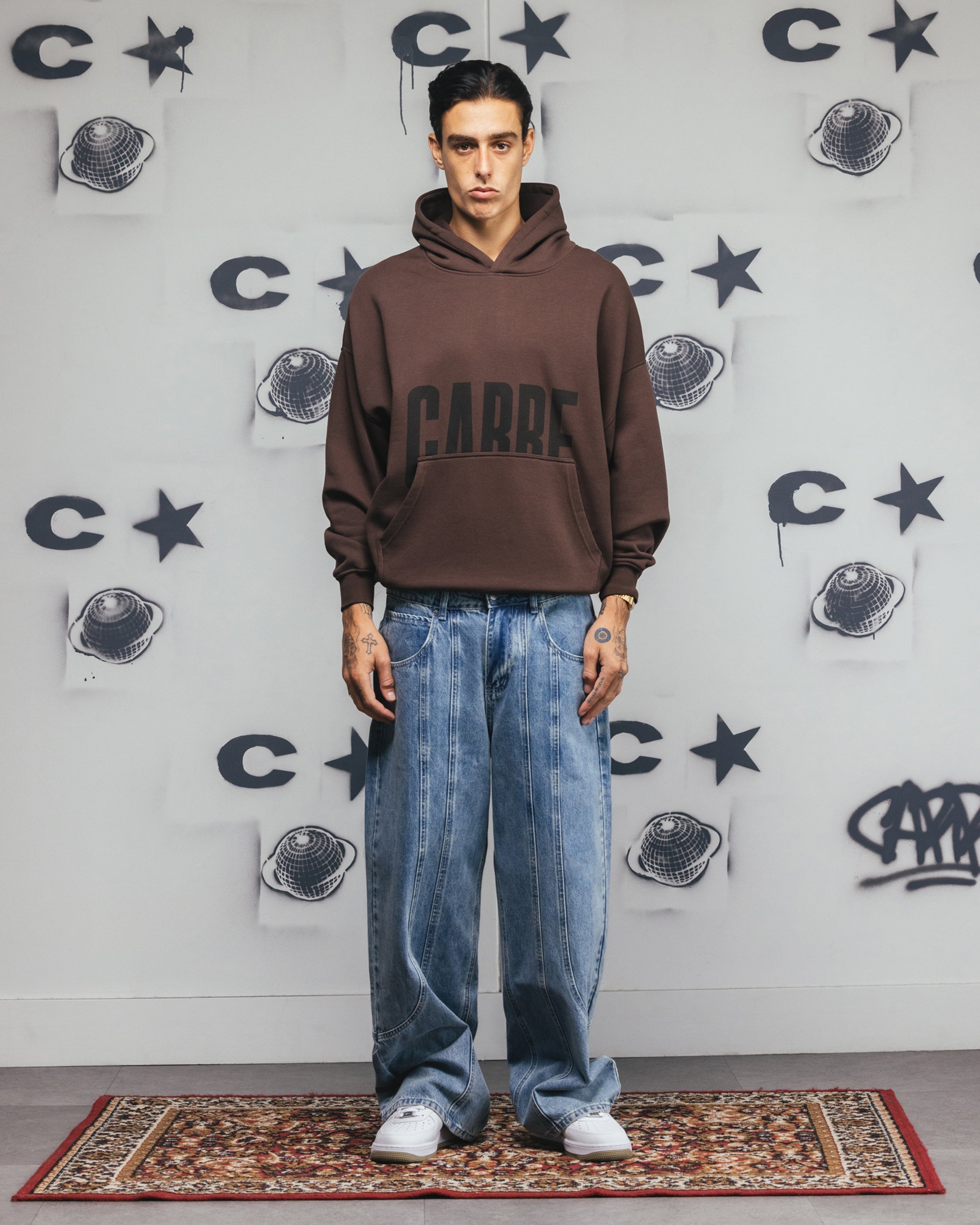 Carre Outlaw Baggy Jeans Light Blue Wash