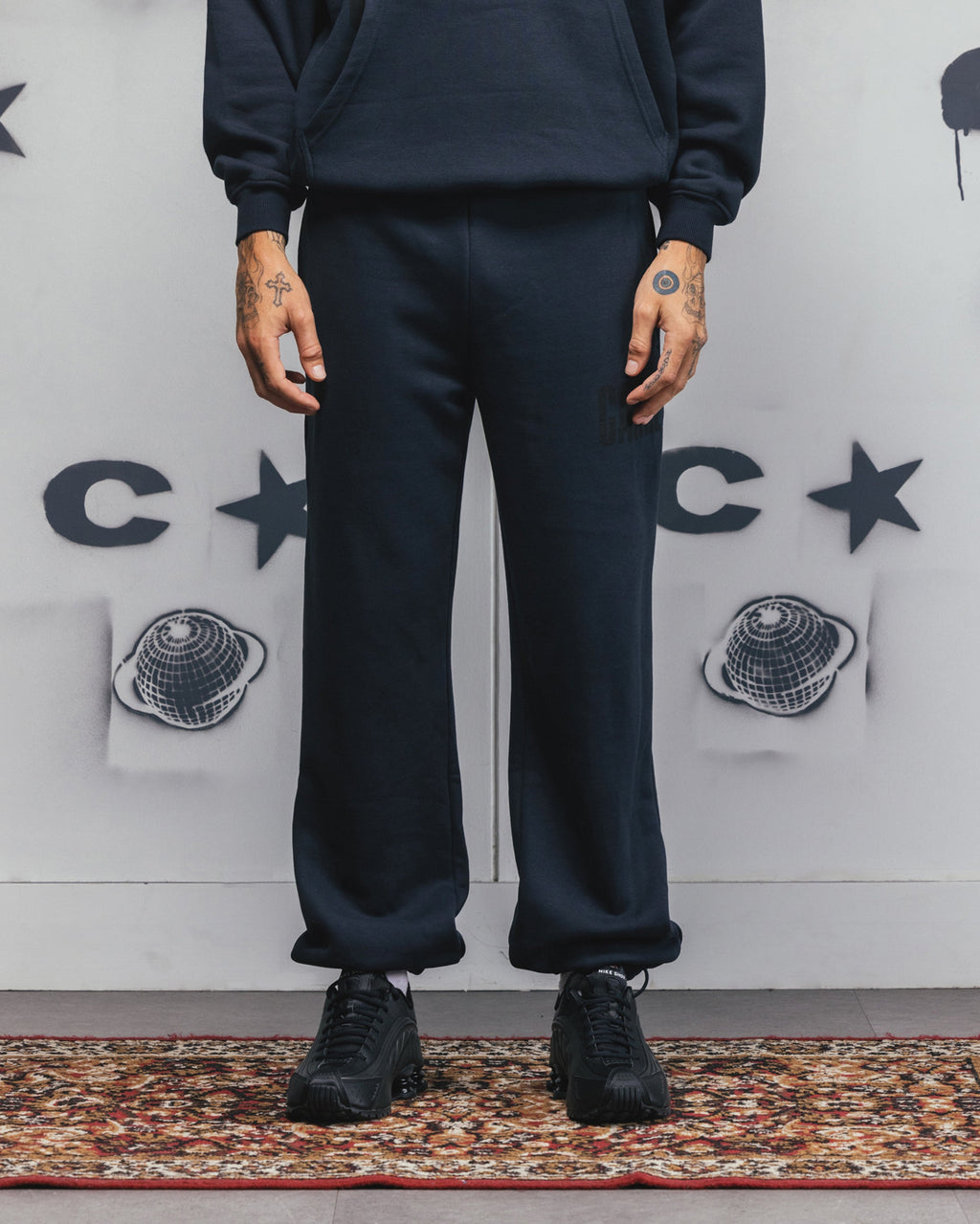Carre Premium Essentials Track Pant Steel/Black