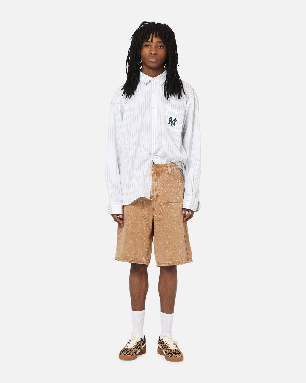 XXIII Diamond Buckle Back Jorts Vintage Sand