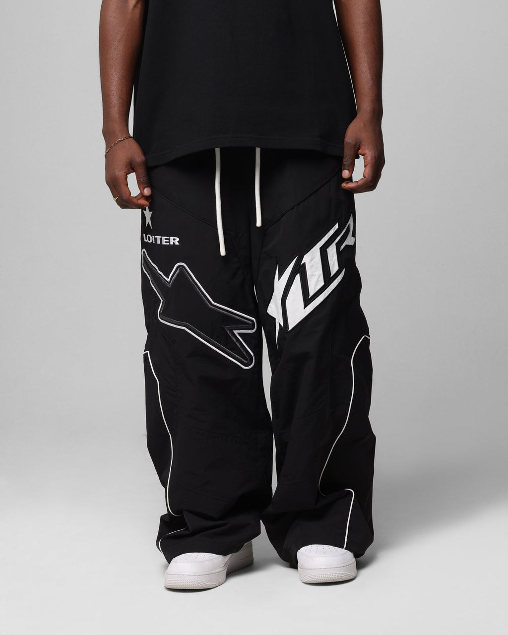 Loiter Motocross Parachute Pants Black