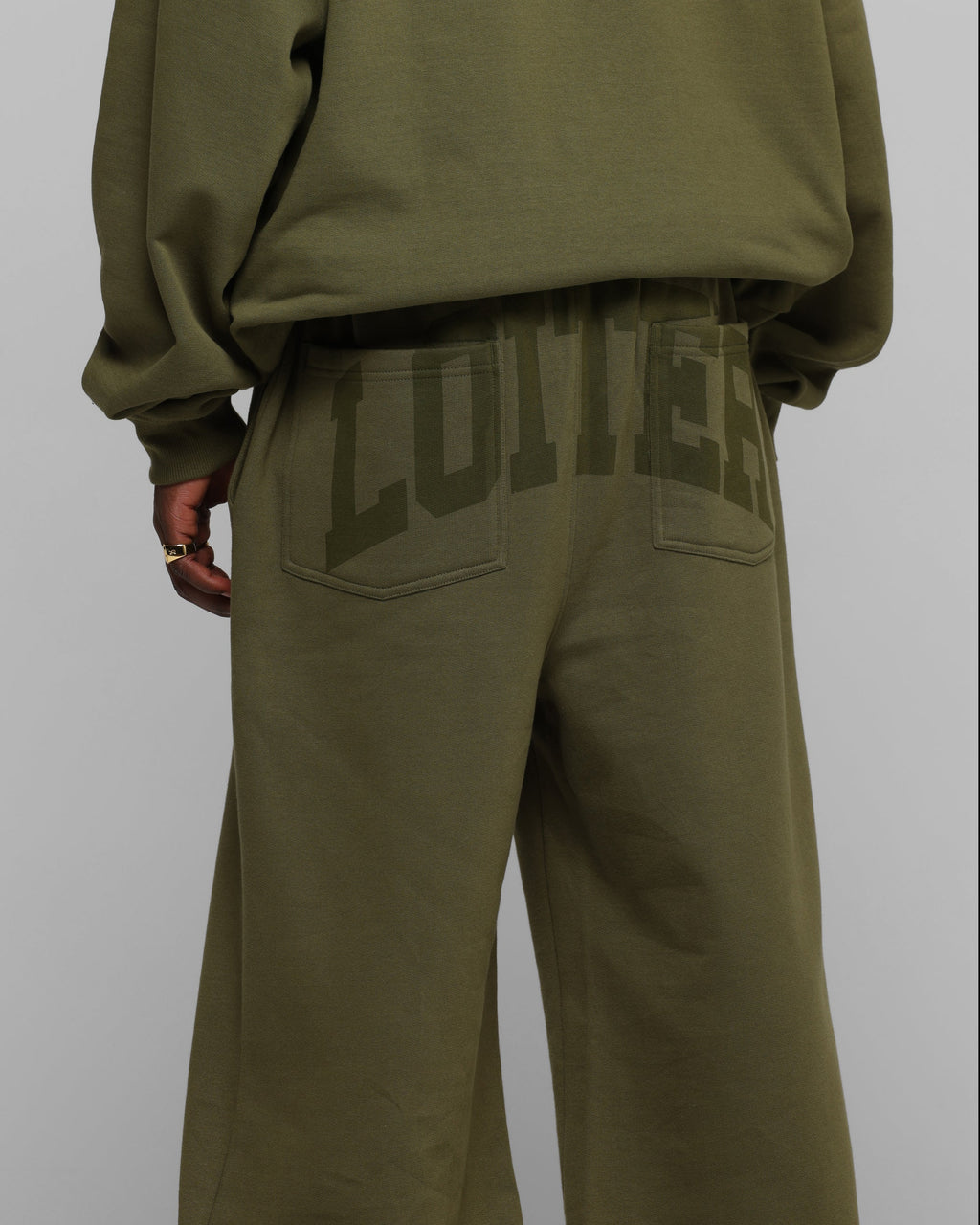 Loiter Arch Premium Sweat Pants Khaki