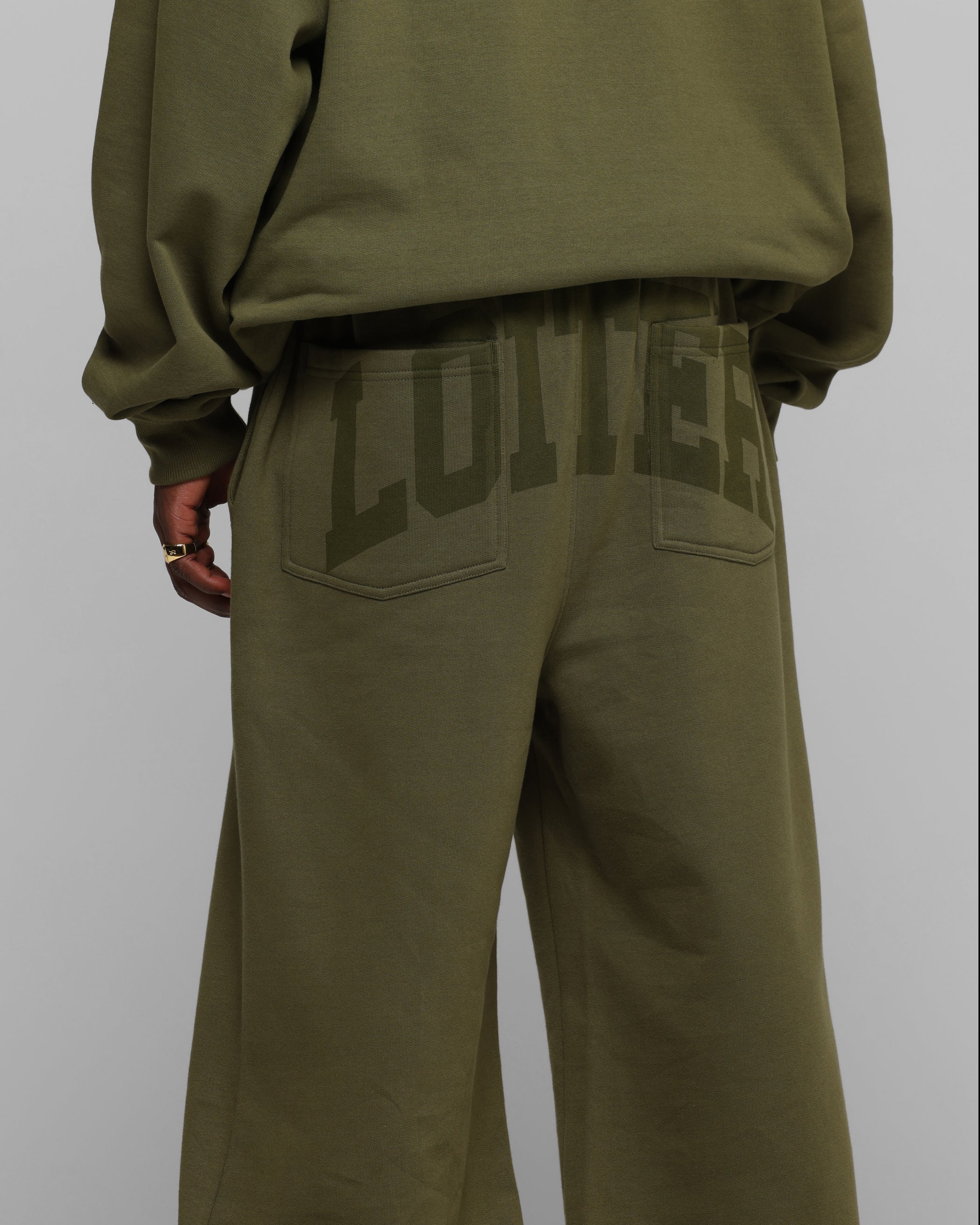 Loiter Arch Premium Sweat Pants Khaki