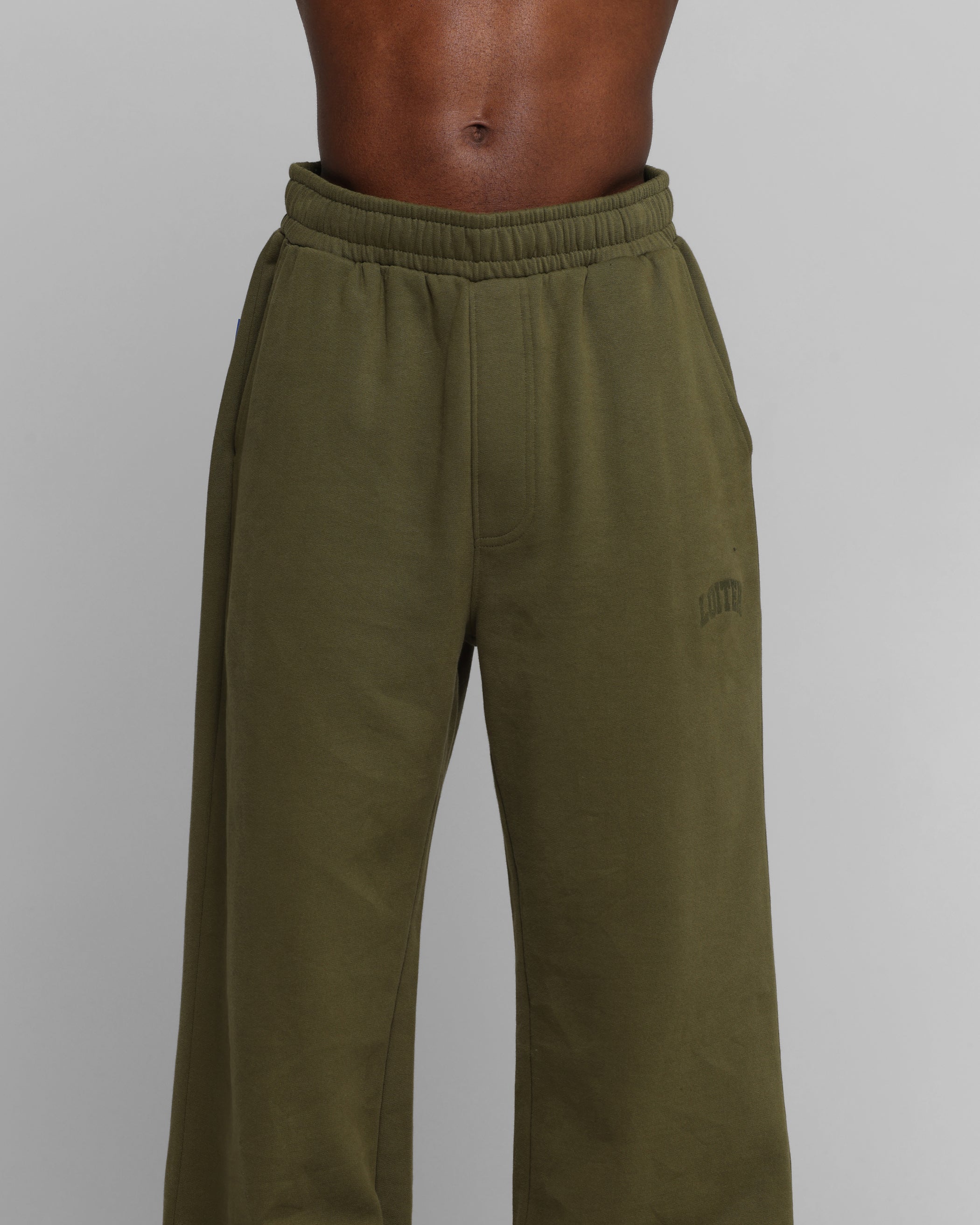 Loiter Arch Premium Sweat Pants Khaki