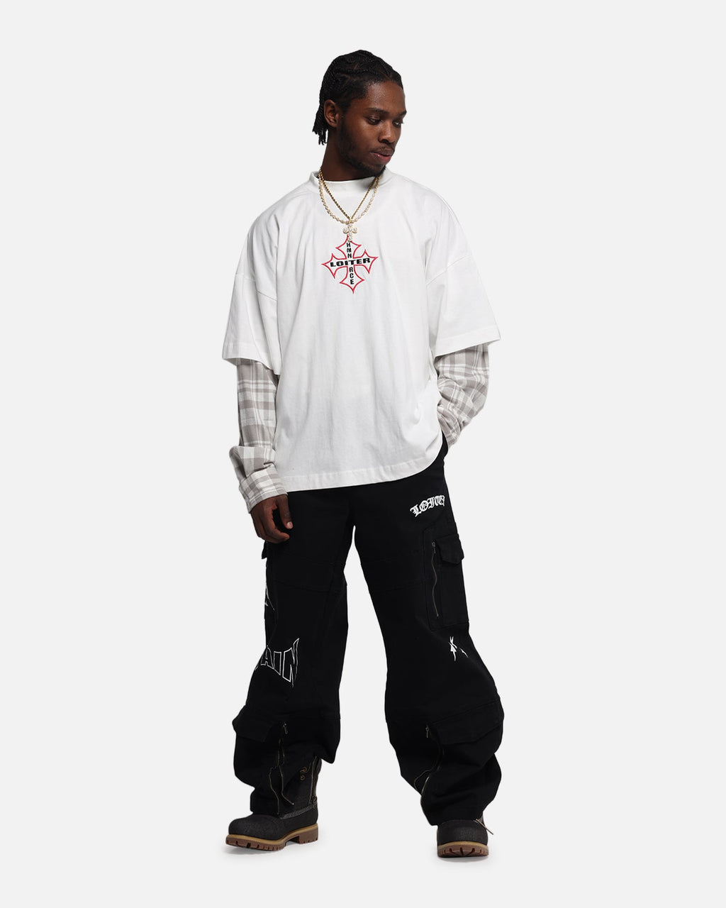 Loiter Sketch Utility Pants Washed Black