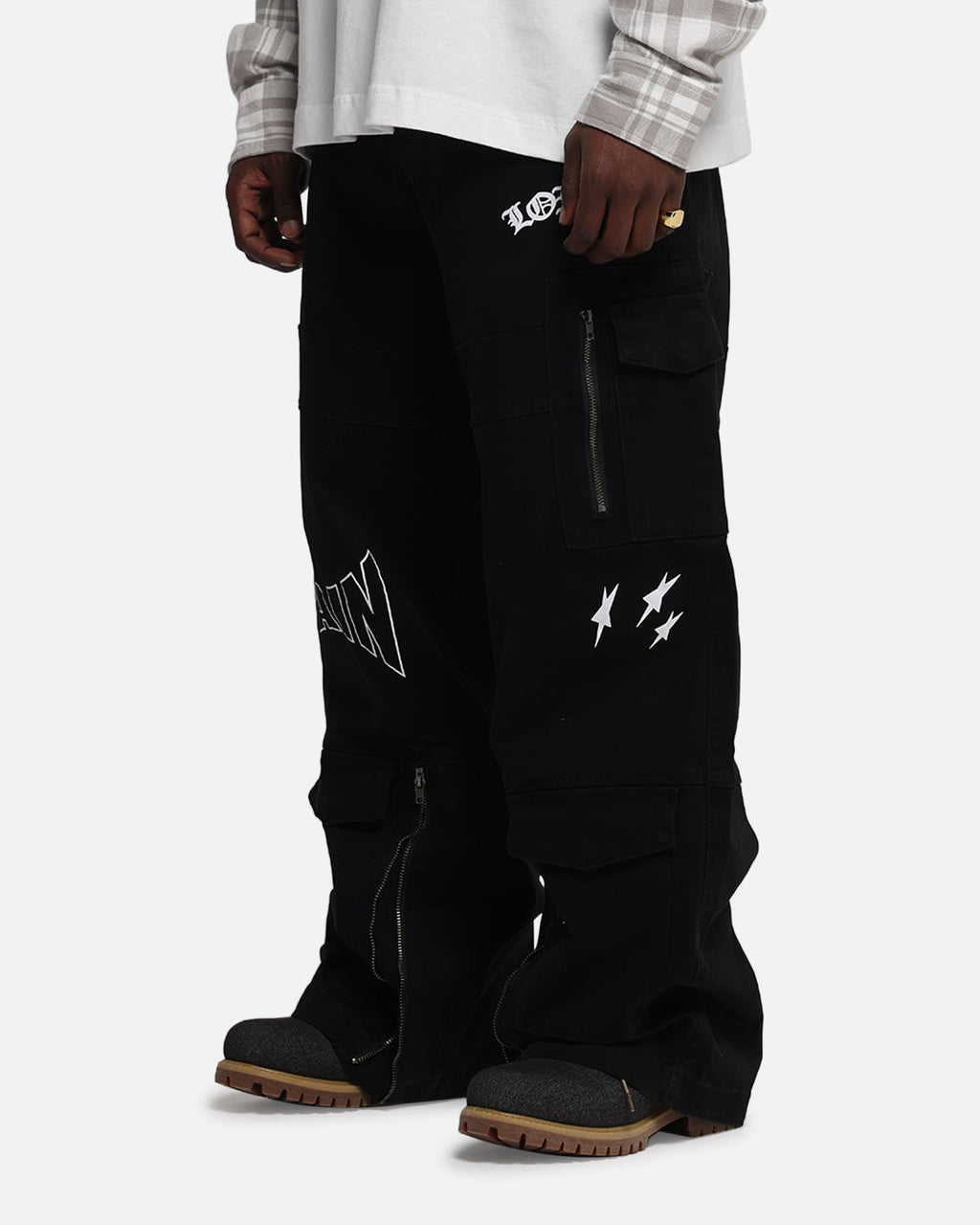 Loiter Sketch Utility Pants Washed Black