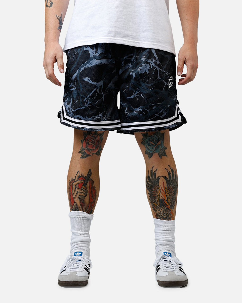 Carre Outlaw Mesh Shorts Black Real Tree