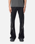 MNML D519 Zipper Flare Denim Jeans Black