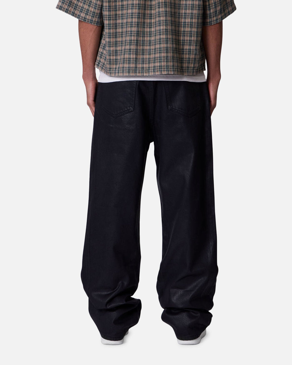 MNML Ultra Baggy Jeans Waxed Black