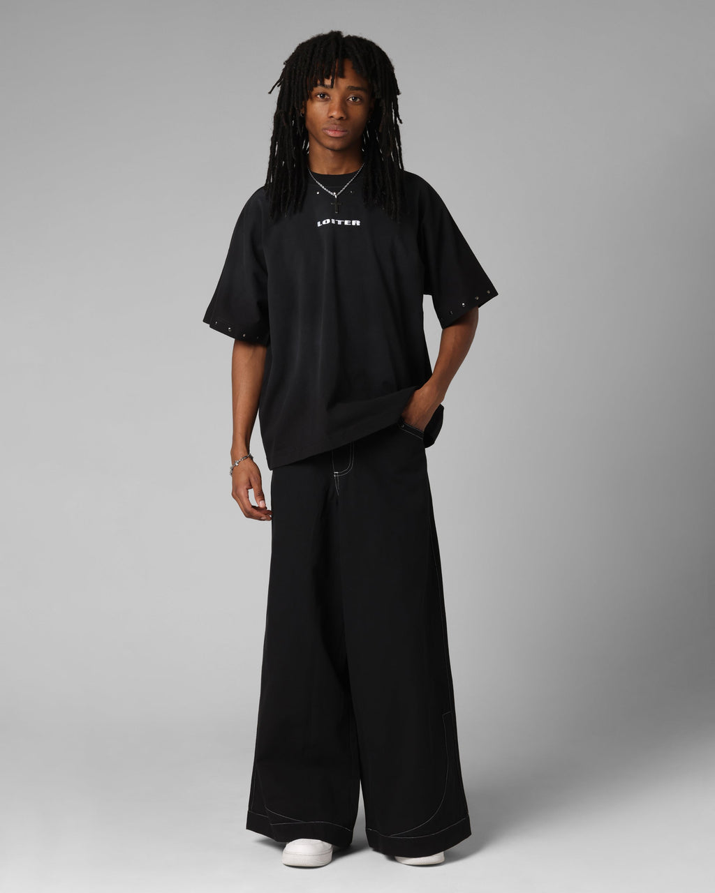 Loiter F-22 Raver Jeans Black