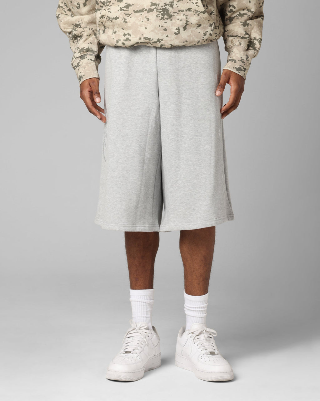 Loiter Opaque Sweat Shorts Grey
