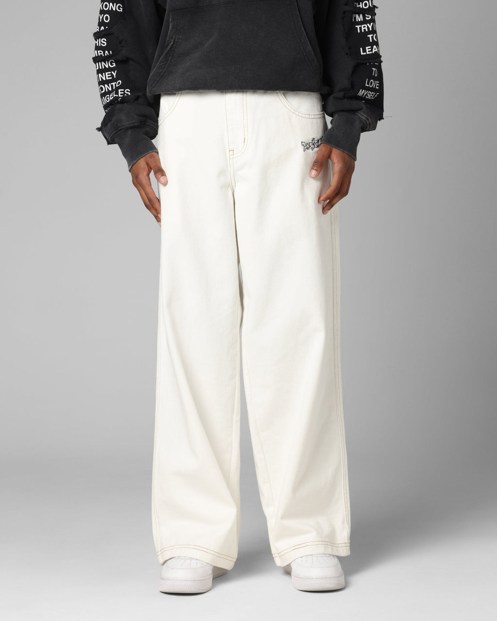 Loiter Star Born Jeans Off White