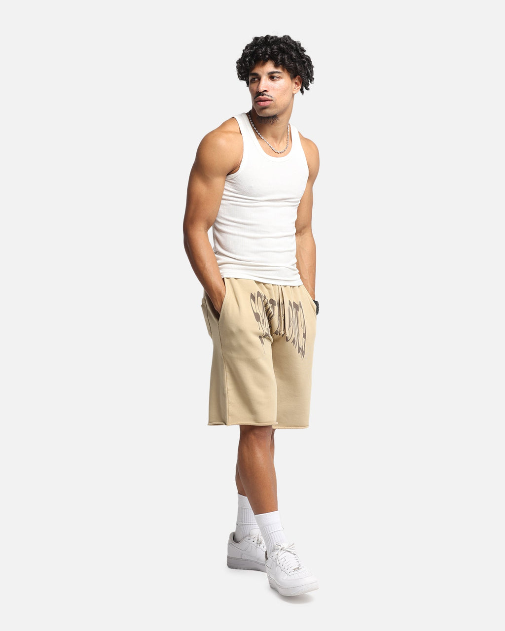 Saint Morta Vill Park Sweat Shorts Pigment Stone