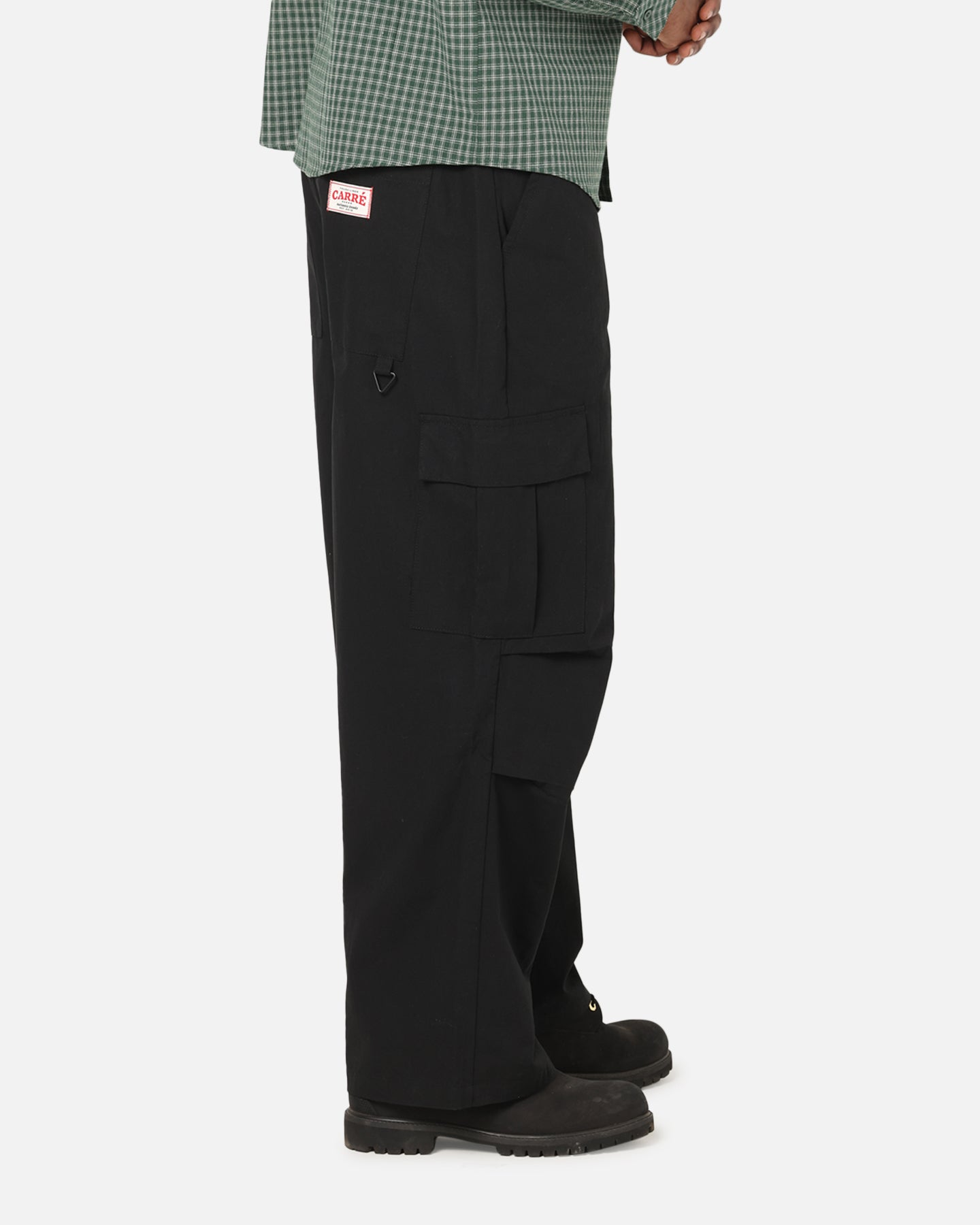 Carre Baggy Cargo Pants Black