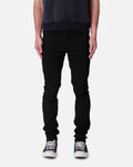 MNML Skinny Raw Jeans Rinsed Black