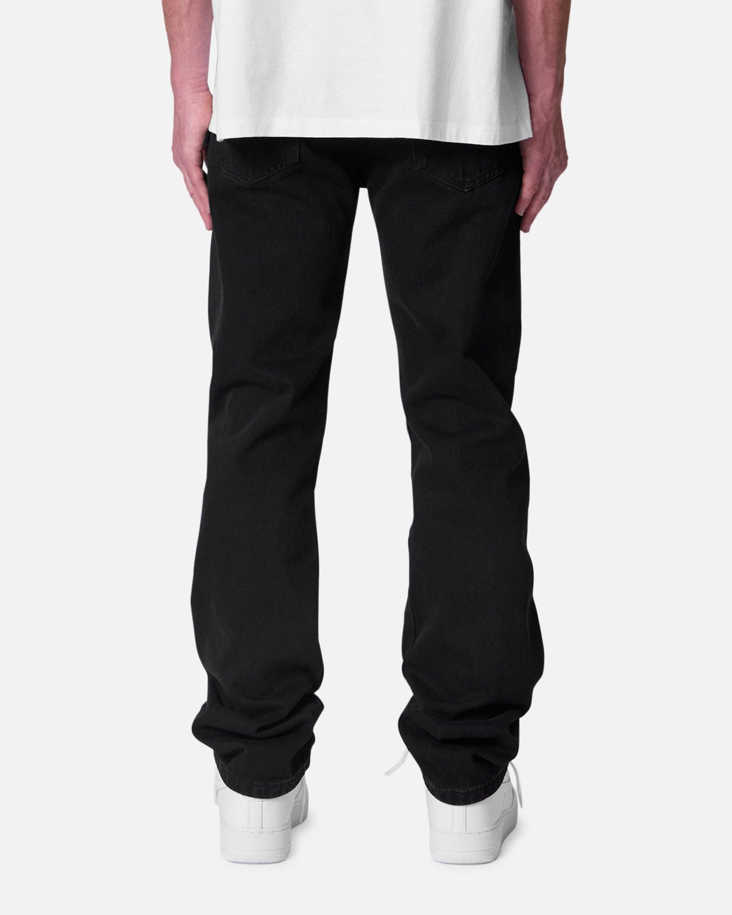 MNML Straight Raw Jeans Rinsed Black