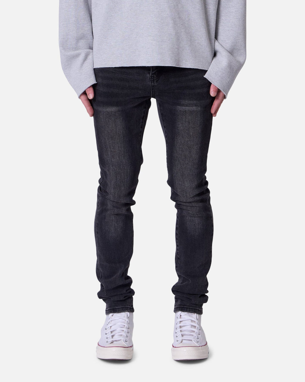 MNML Skinny Jeans Washed Black