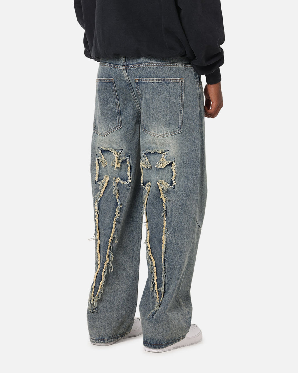 Saint Morta Amplus Crossfire Jeans Dirty Denim