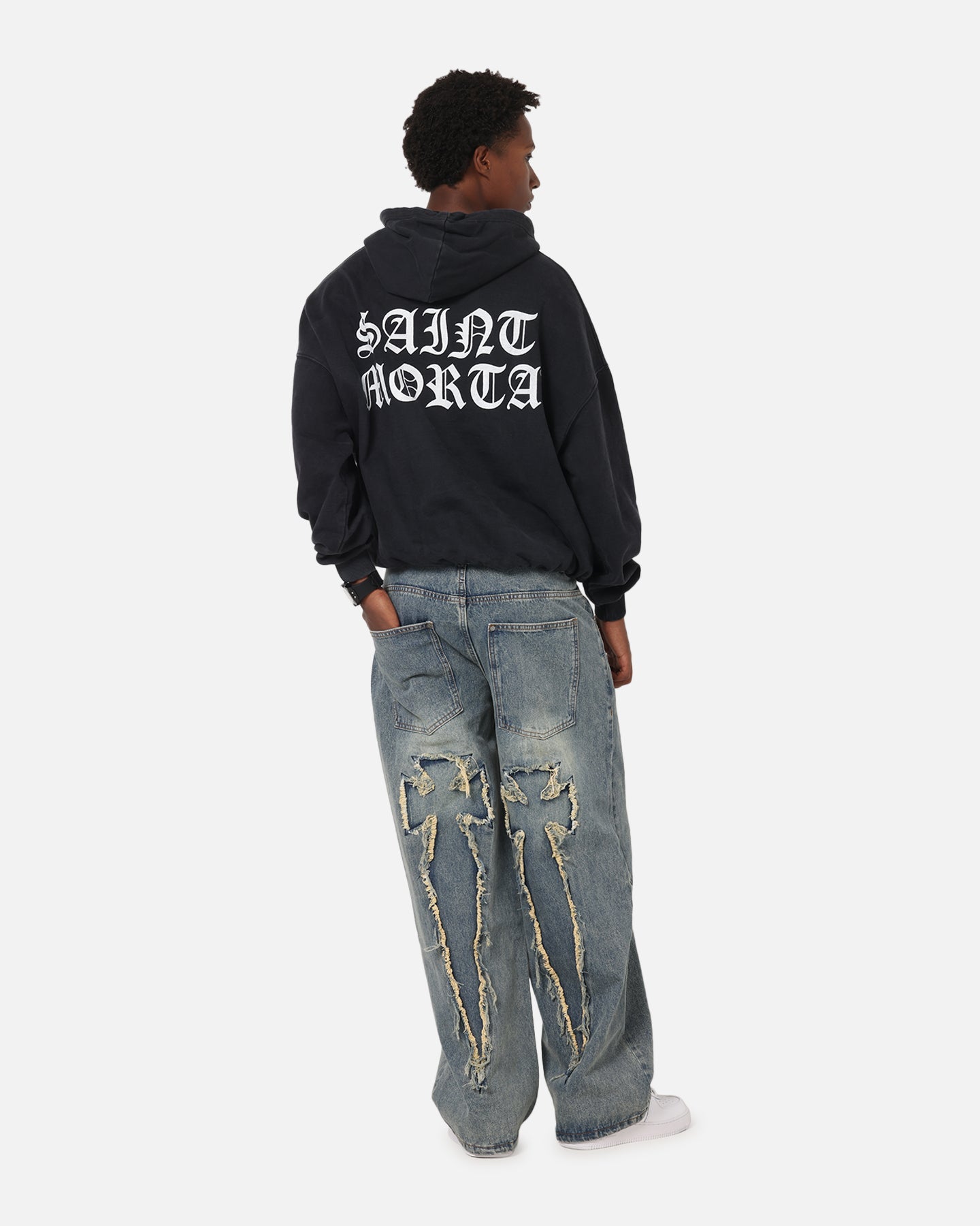 Saint Morta Amplus Crossfire Jeans Dirty Denim