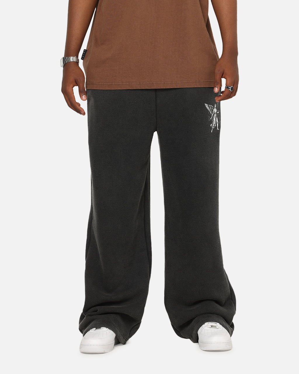 Saint Morta Archangel Sweatpants Black/Off White