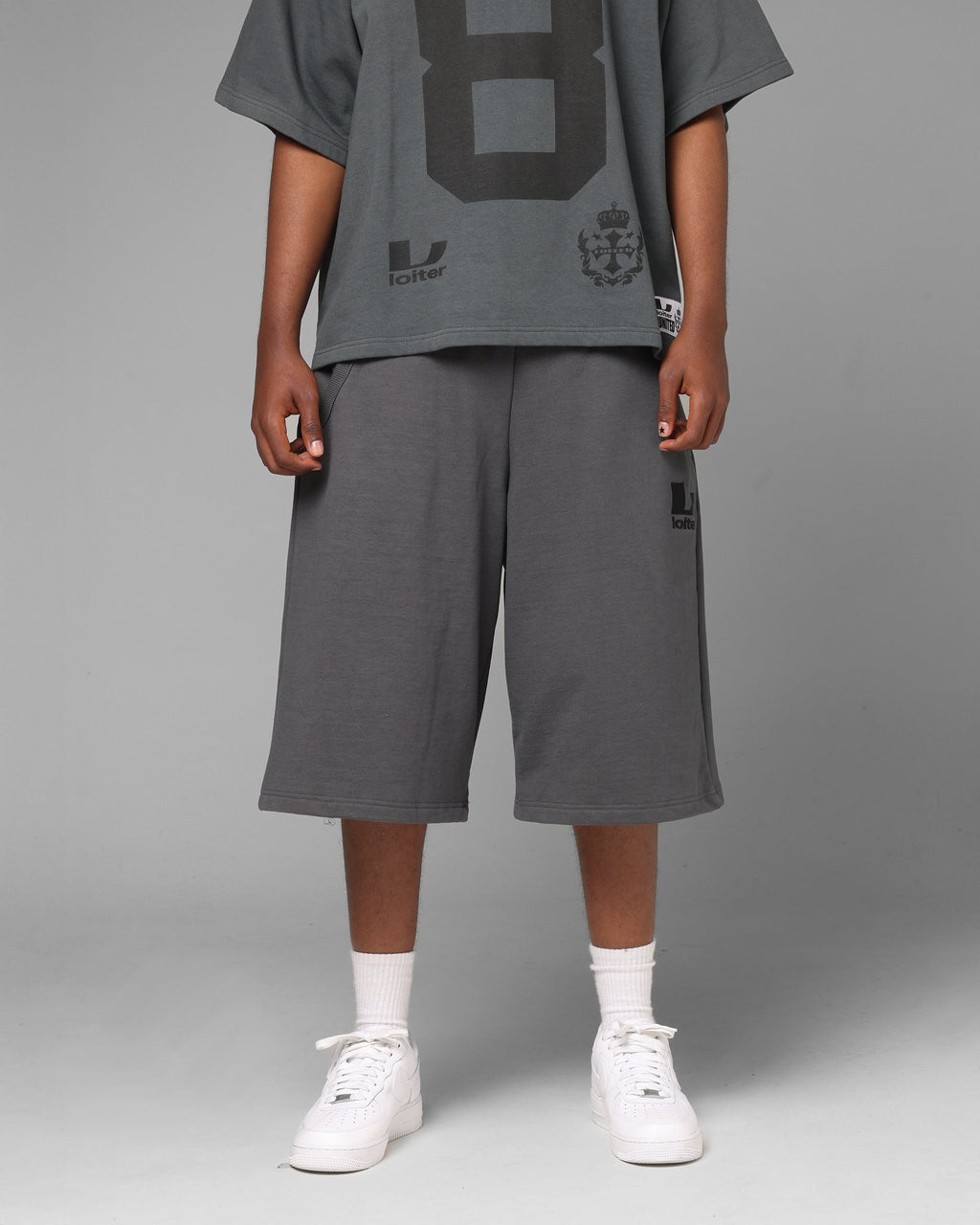 Loiter World Cup Shorts Charcoal
