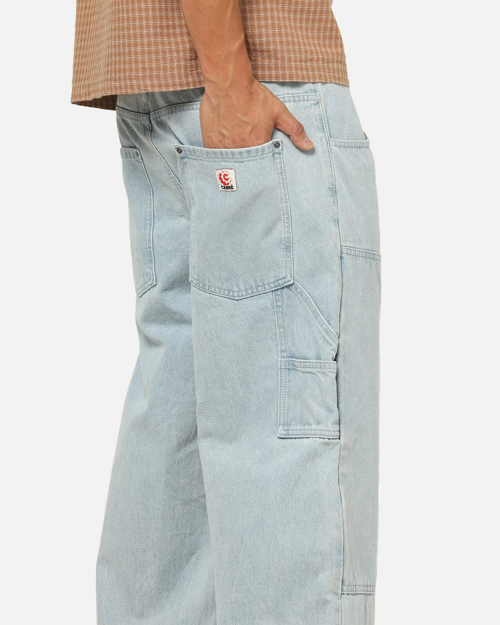 Carre Baggy Work Jeans Light Blue Wash