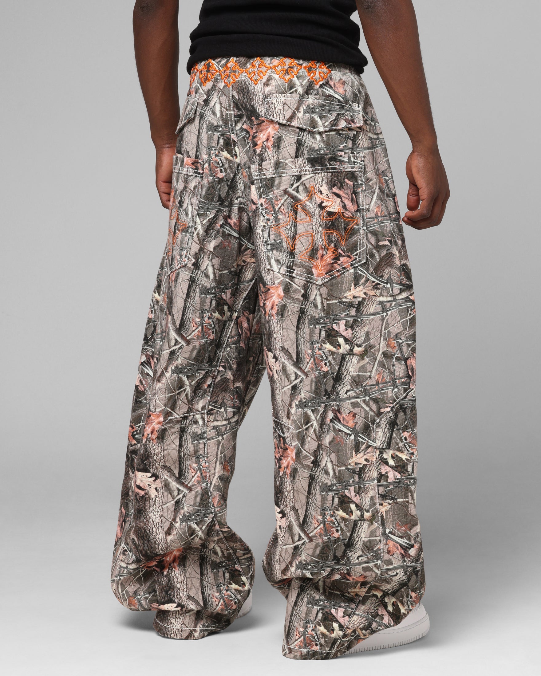 Loiter Biker Raver Jeans Real Tree Camo