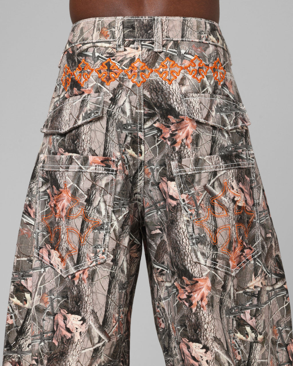 Loiter Biker Raver Jeans Real Tree Camo
