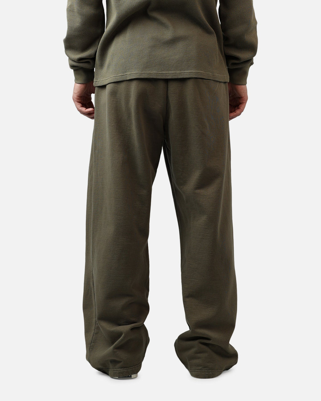 American Thrift Wide Leg Pants Washed Olive