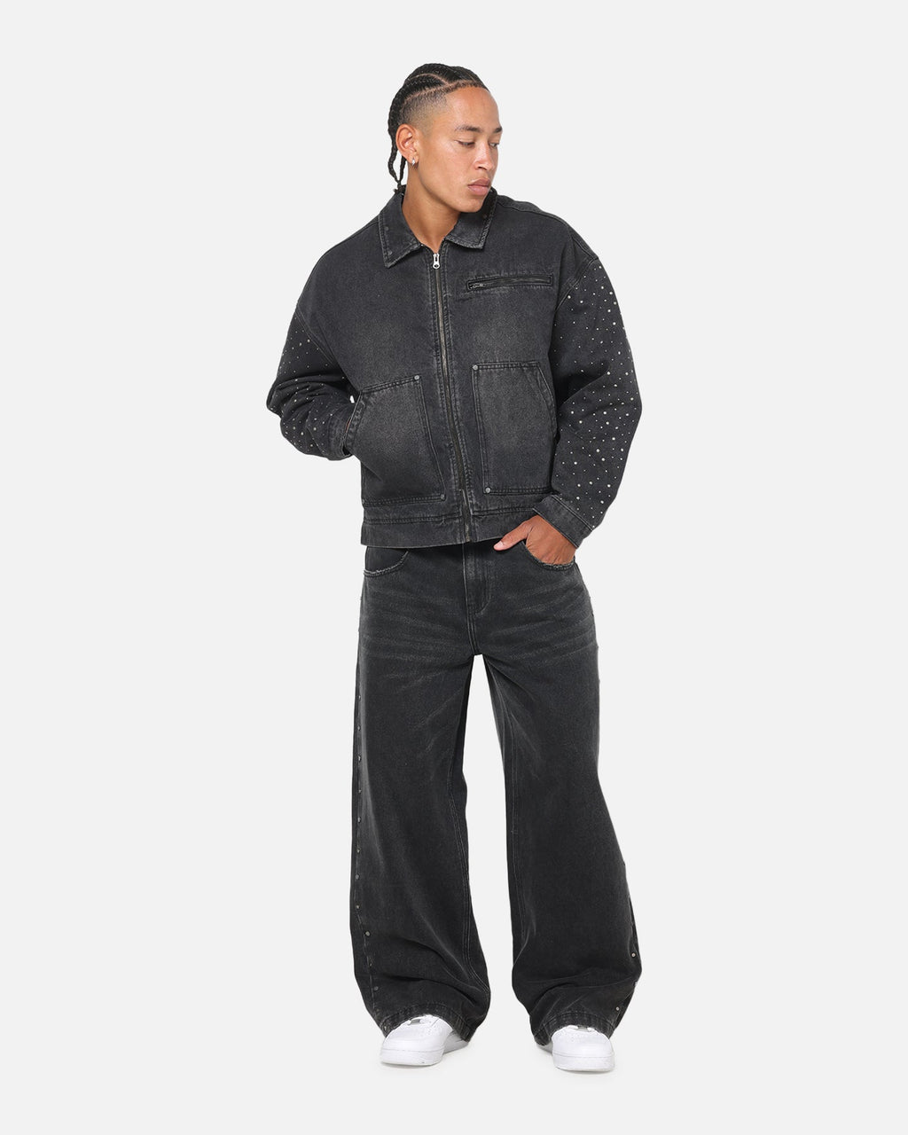 Saint Morta Amplus Divine Riot Jeans Black Shadow