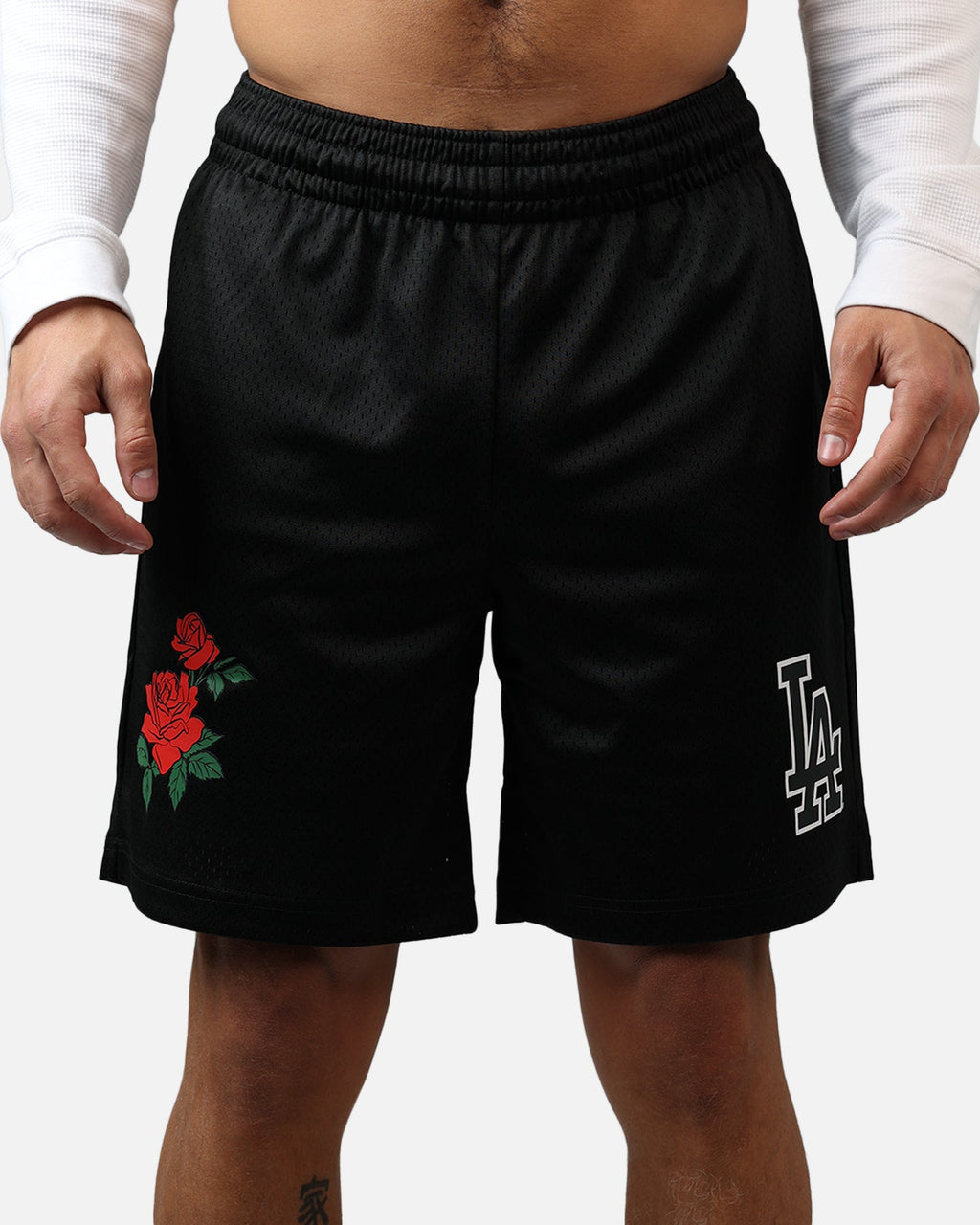 New Era Los Angeles Dodgers Rose Shorts Black