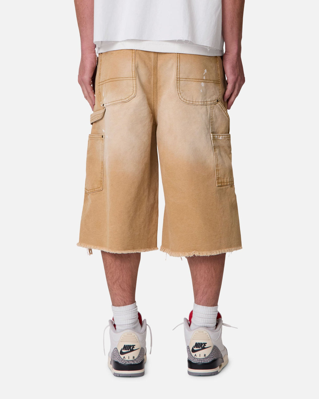 MNML Ultra Baggy Work Shorts Tan