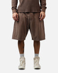 American Thrift Fleece Shorts Washed Brown