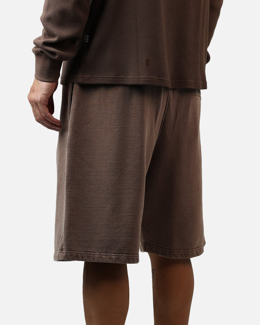 American Thrift Fleece Shorts Washed Brown